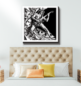 Heavy Metal Icons Wrapped Canvas